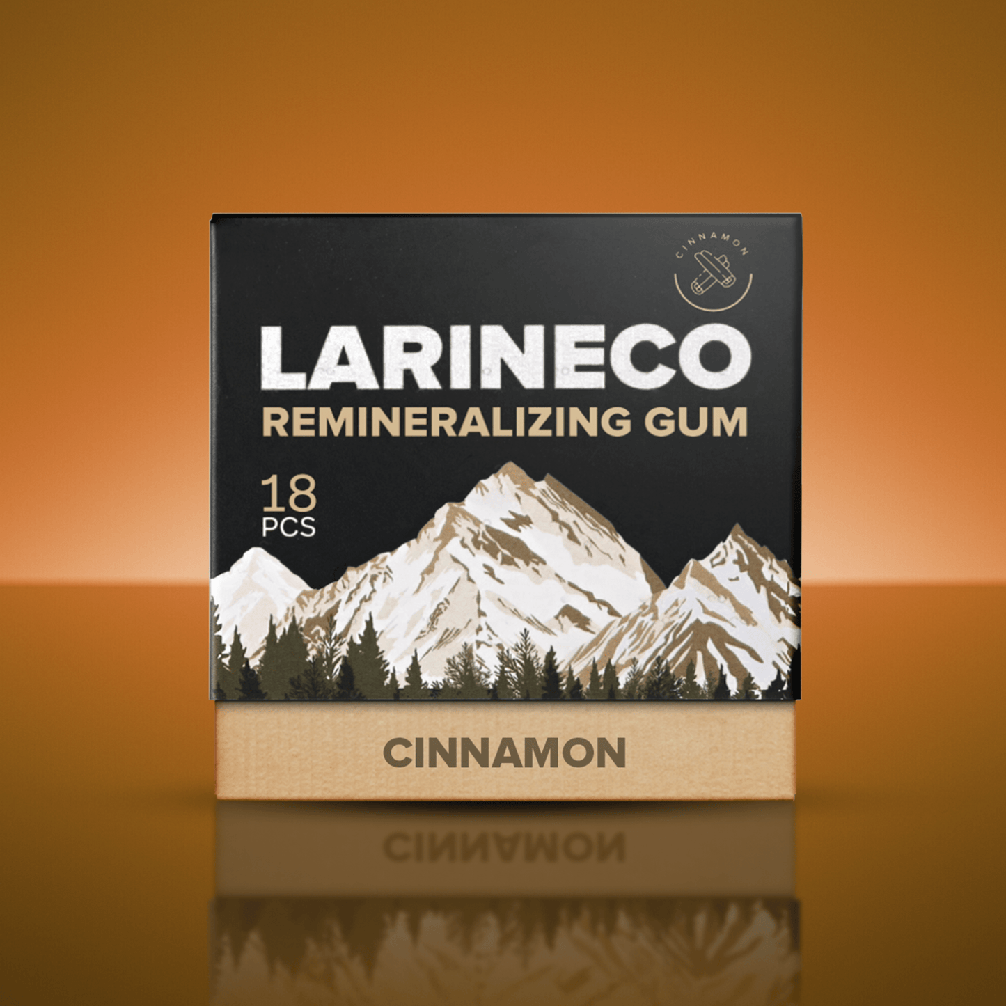 Larineco Cinnamon Remineralizing Gum Box (18 Pcs)