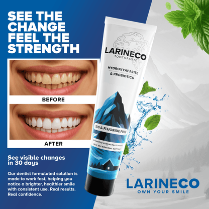 Larineco™️ - Remineralizing Toothpaste (No Fluoride or SLS ingredients)
