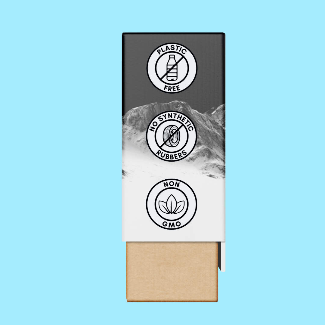 Eco-friendly product packaging with plastic-free, no synthetic rubbers, and...