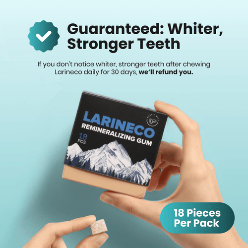 Larineco remineralizing gum for whiter teeth - Variation 3