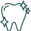 Strengthens teeth and enamel icon