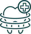 Strengthens teeth and enamel icon